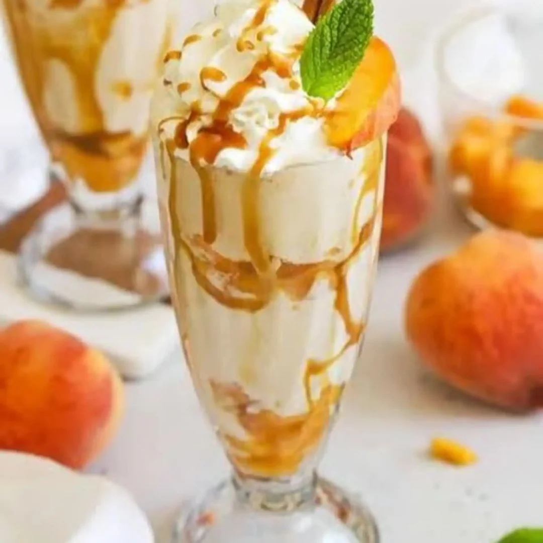 Perfect Peach Milkshake